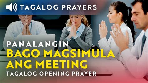 Meeting in Tagalog.